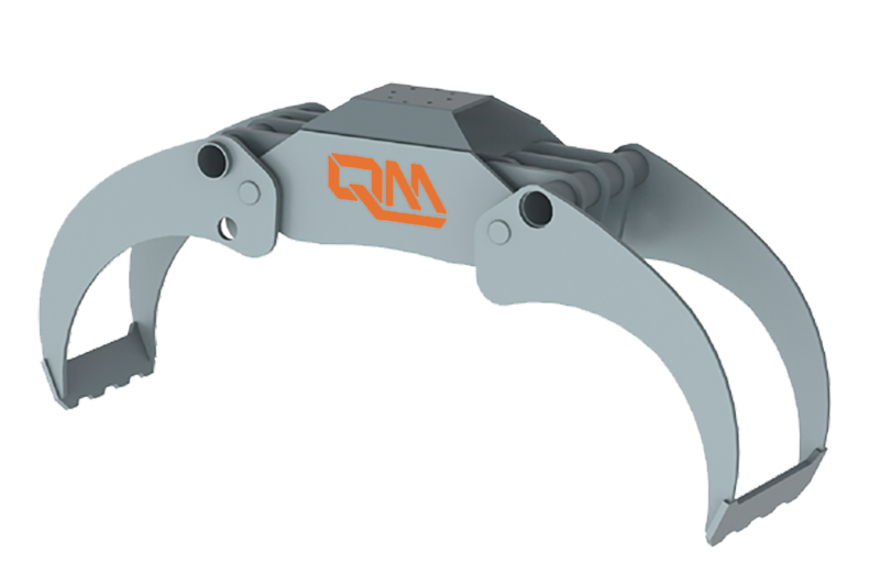 Wood pliers for excavator made in Italy by Qm
