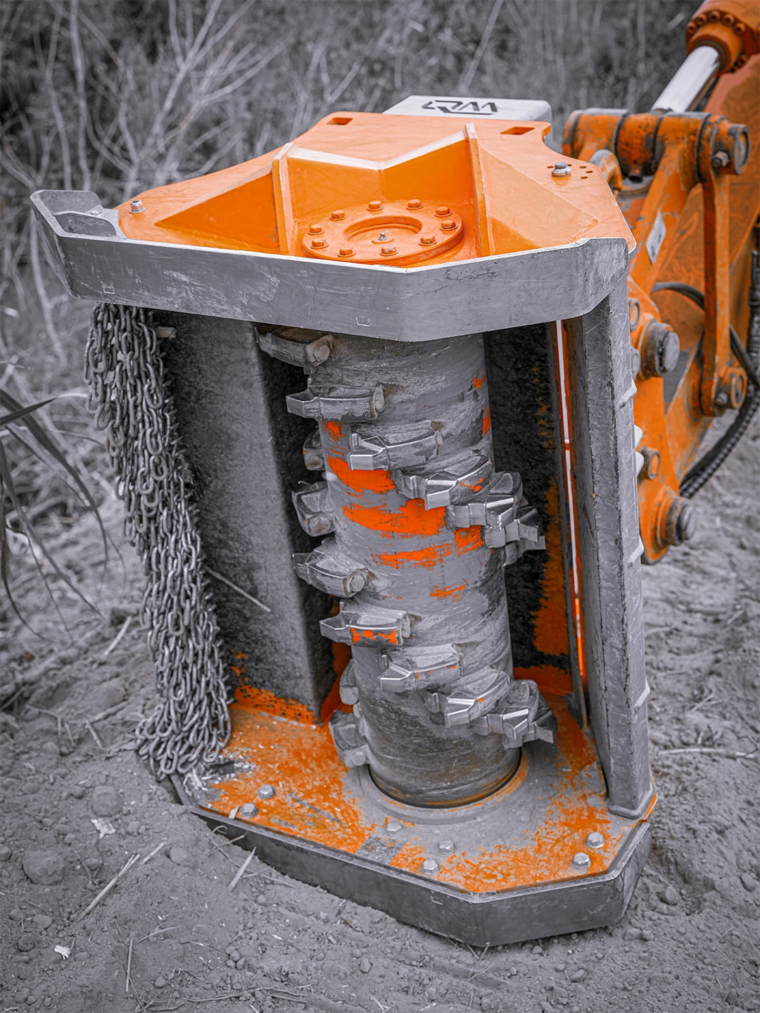 Testata trinciante per minipale e Skid loaders serie RF by QM Agri