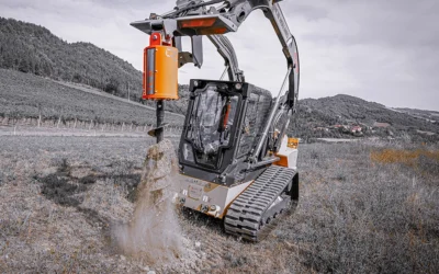 TRIVELLA PER MINIPALE E SKID LOADER: COME MIGLIORARE L’EFFICIENZA NELLE OPERAZIONI DI PERFORAZIONE