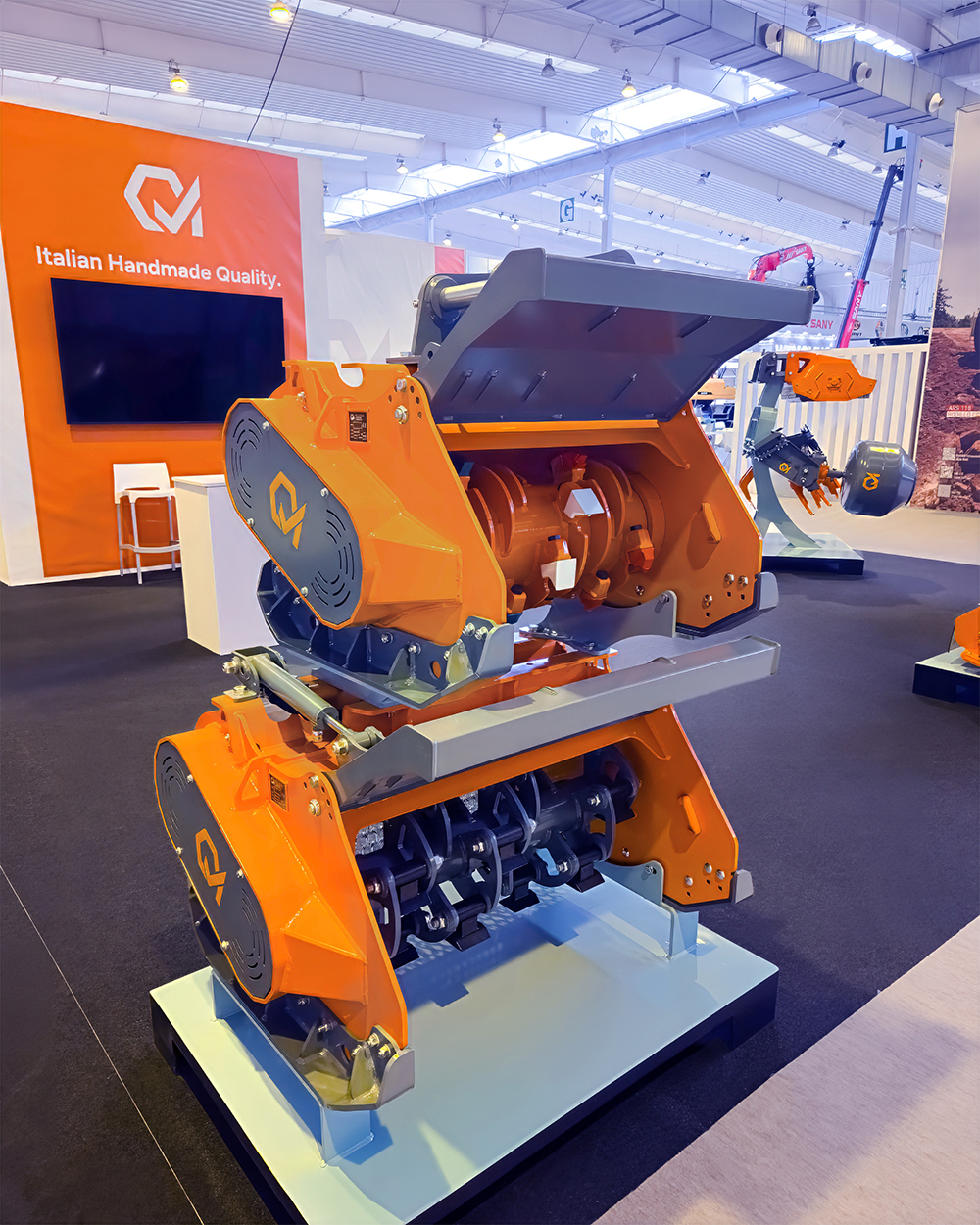 Lo stand di Qm Agri alla fiera in slovenia sejem megra